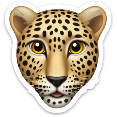 leopard sticker