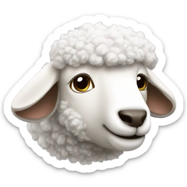 mouton heureux sticker