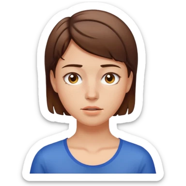 girl sweating a lot sticker