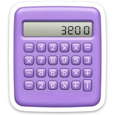 LILAC CALCULATOR sticker