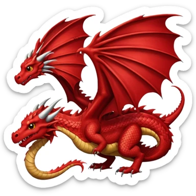 wing of a dragon sticker