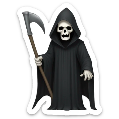Grim reaper sticker