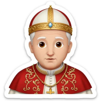 Pope Leo with Mozetta sticker