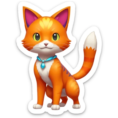 Meowscarada-Pokémon (full body) sticker