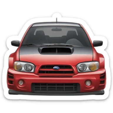 2000 Subaru WRX STI sticker