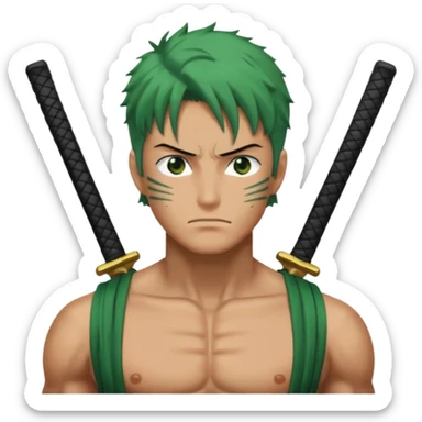 Roronoa zoro one pice sticker