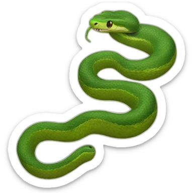 Snake sticker