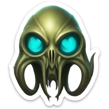 baldur's gate 3 illithid HEART sticker