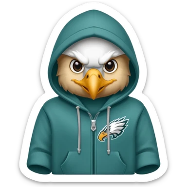 eagles with hoodie sticker