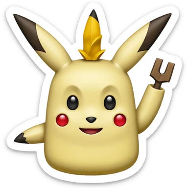 Me gustaría que hagas un emoji de un pokemon que se llama mimikuu pero que sea como el pokemon  sticker