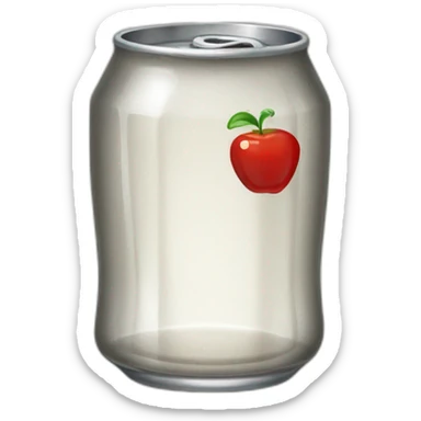 Vintage glass Diet coke sticker