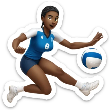 Volleyball Ace sticker