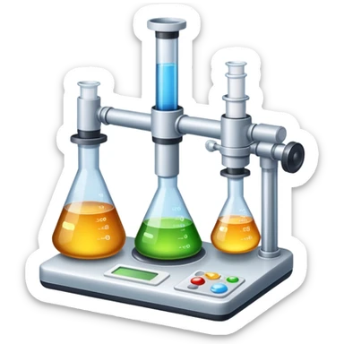 lab apparatus in iphone 16 emojis sticker