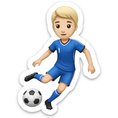 soccer player sticker