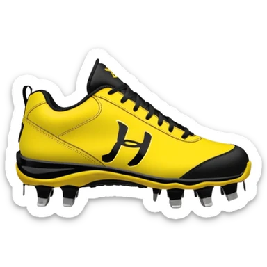 Women's Flite Metal Softball Cleats with Pitching Toe sticker