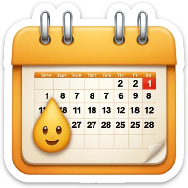 Calendar september sticker