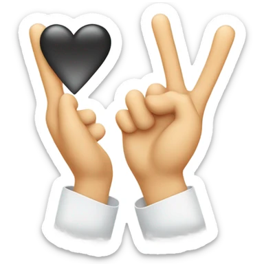 A minimalistic emoji-style hand making the "chef's kiss" gesture, with sparkles and a small heart near the fingertips to convey elegance and satisfaction sticker