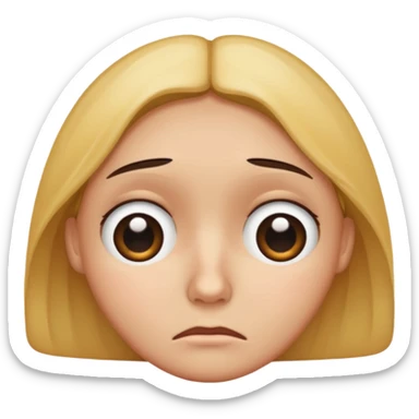 Ojeras emoji sticker