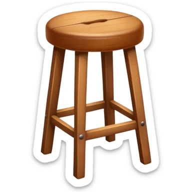 a stool sticker