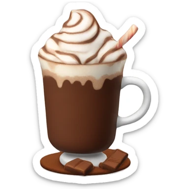 Hot chocolate  sticker