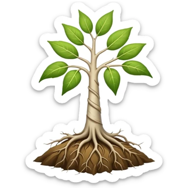 sapling roots sticker