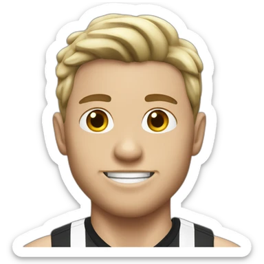 newcastle player running white skin sticker