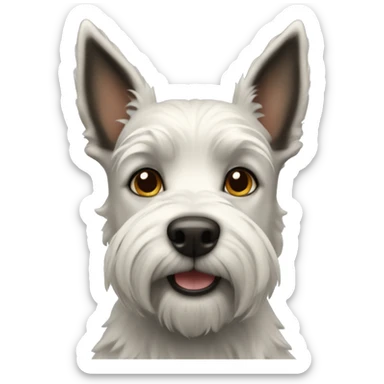 Scotty dog sticker