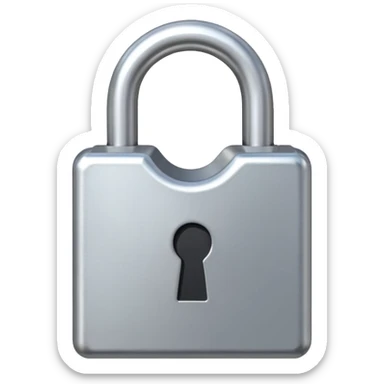 candado abierto sticker