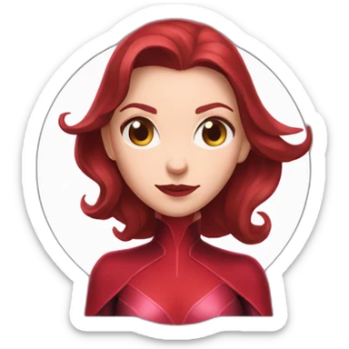 scarlet witch (wanda maximoff) sticker