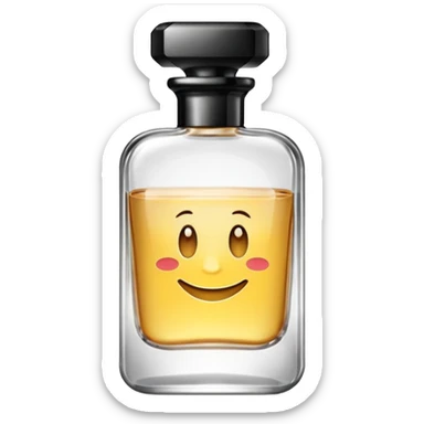 fragrance bottle sticker