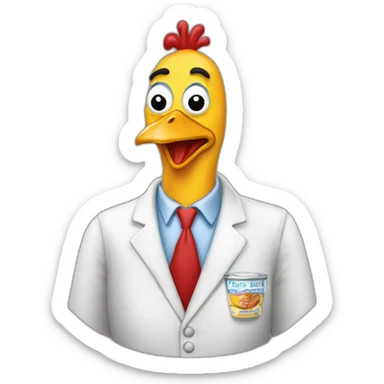 Crée-moi un emoji du logo de los pollos hermanos dans une atmosphère de CbD sticker