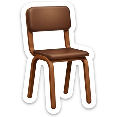 Opaque chair sticker