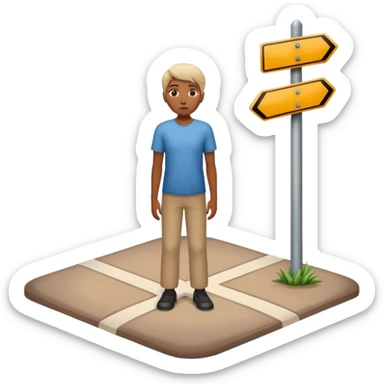 mach mir eine grafik die zeigt das man sien ganzes leben umkrempelt sticker