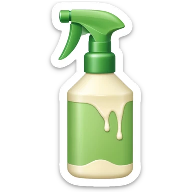 green cream skincare spray sticker