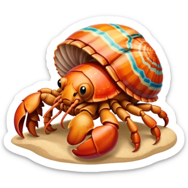 Hermit Crab sticker