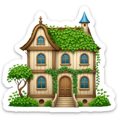 the old house from cinderella sticker