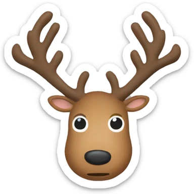 reindeer shoes sticker