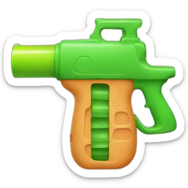Water-gun-green sticker