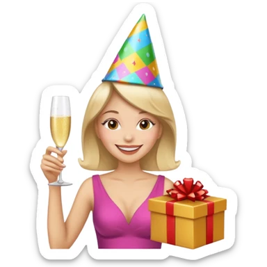 Leave the image the same, but add gifts underneath sticker