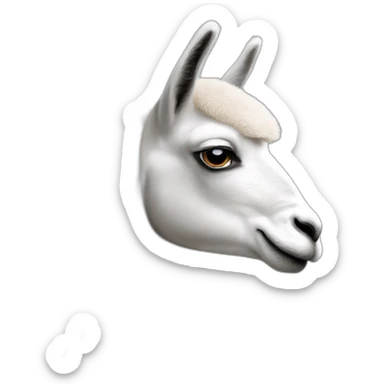 Un un lama dépressif sticker