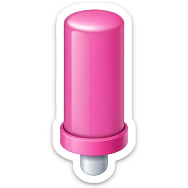 pink push pin  sticker