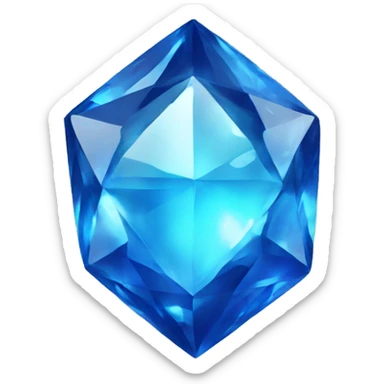 Blue Gem sticker