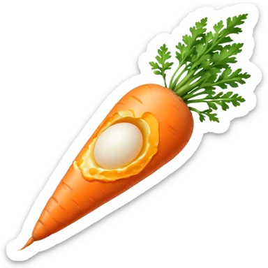 Make a egg and carrot emoji sticker