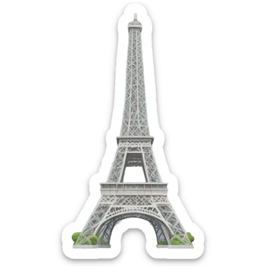 effil tower sticker