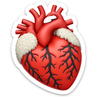 sherpa heart sticker