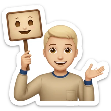 la palabra ojala  les guste sticker