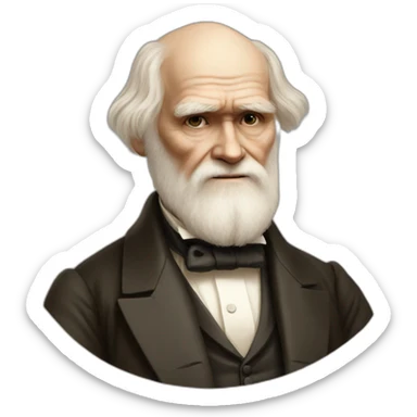 Charles Darwin sticker