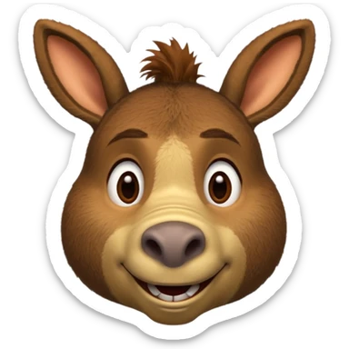 Donkey from Shrek sticker