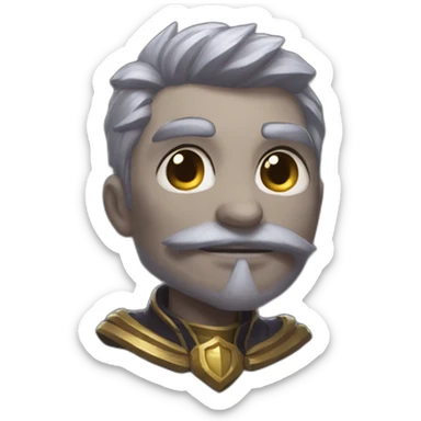 Graves league of legends sticker