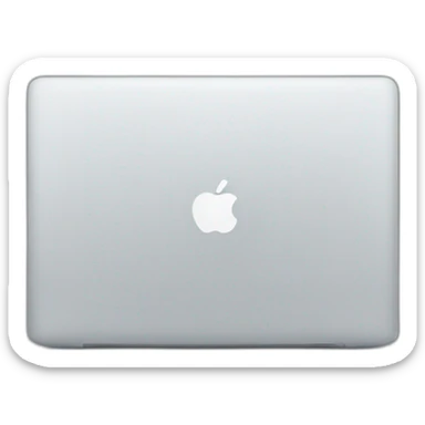 back laptop apple sticker